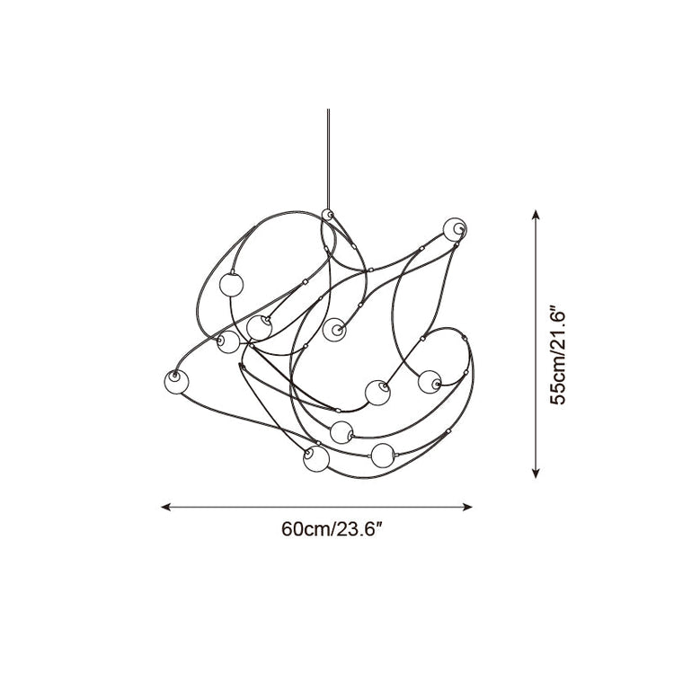 Flutterveil Chandelier