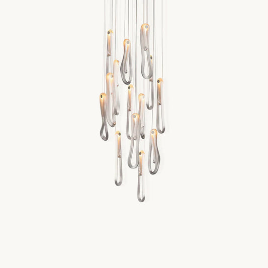 Folding Microfilaments Pendants light