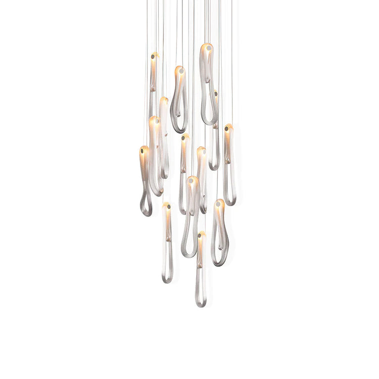 Folding Microfilaments Pendants light
