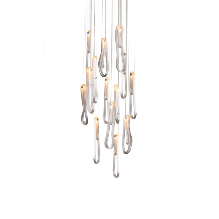 Folding Microfilaments Pendants light