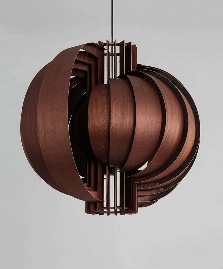 Harajuku Wooden Lantern Pendant Lamp