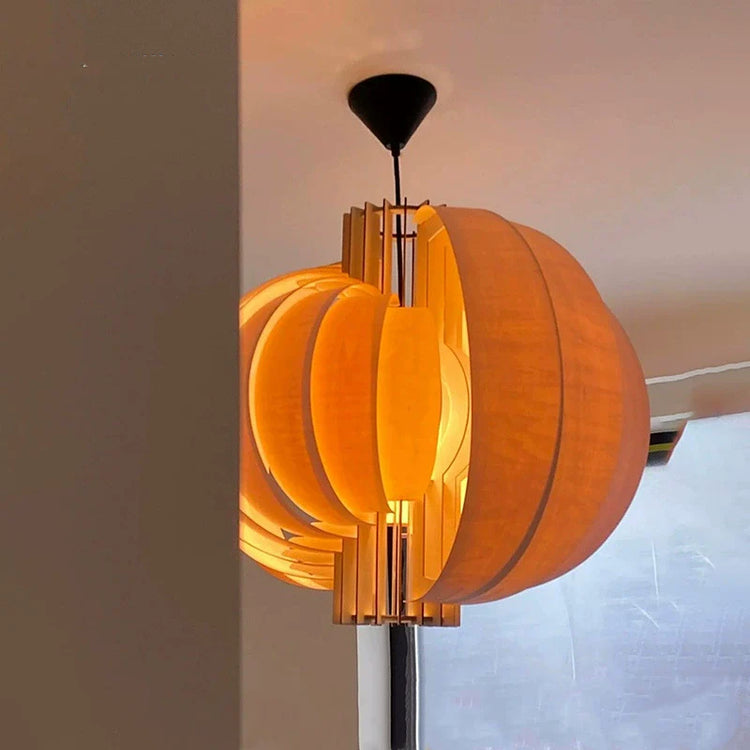 Harajuku Wooden Lantern Pendant Lamp
