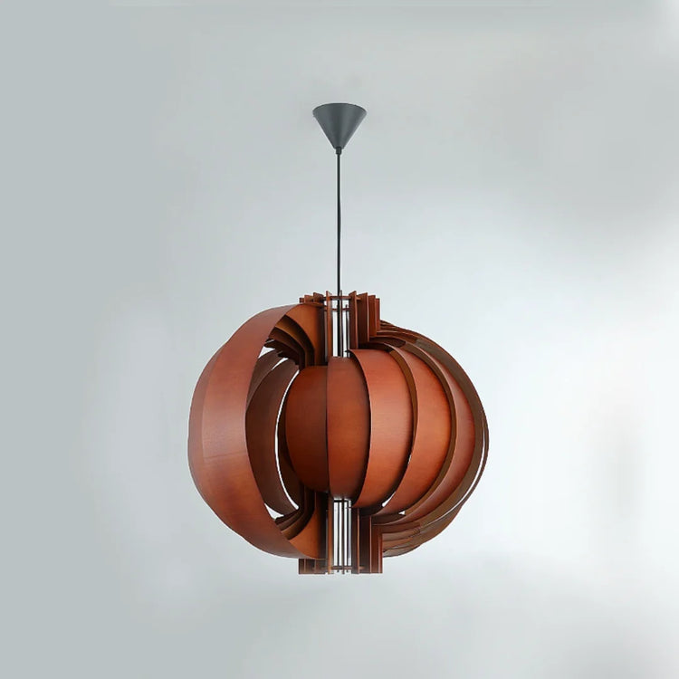 Harajuku Wooden Lantern Pendant Lamp
