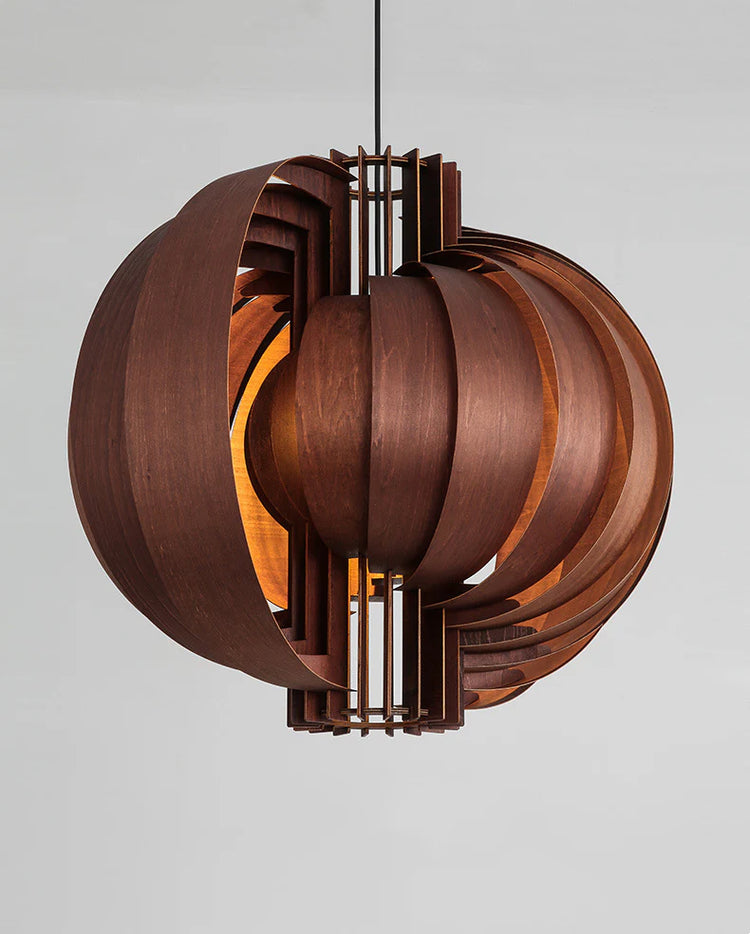 Harajuku Wooden Lantern Pendant Lamp