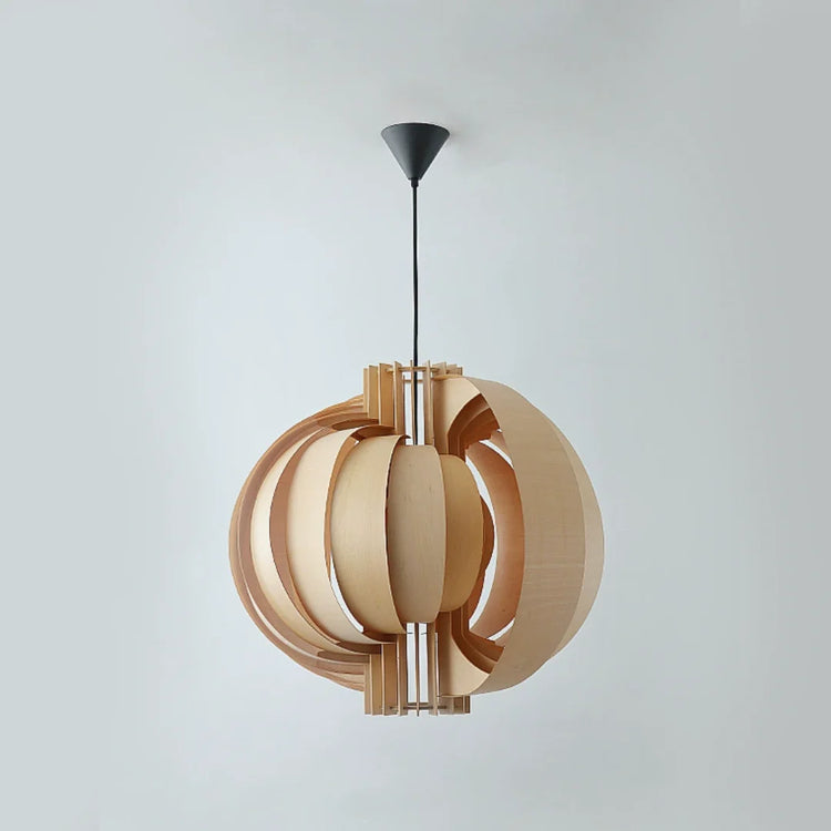 Harajuku Wooden Lantern Pendant Lamp
