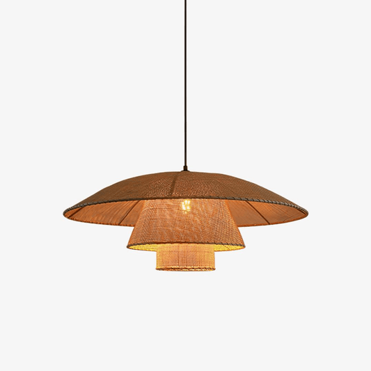 Hat Weave Rattan Pendant Lamp