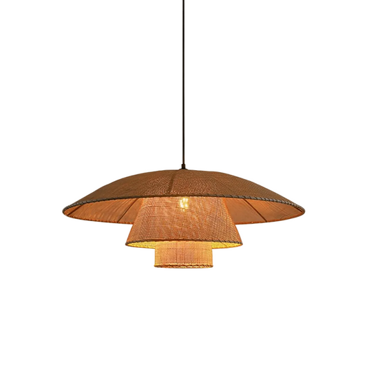 Hat Weave Rattan Pendant Lamp