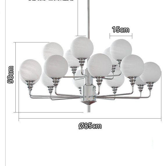 Bauhaus Original: Space Age Geometric Chandelier with Art Deco Tiered Detailing