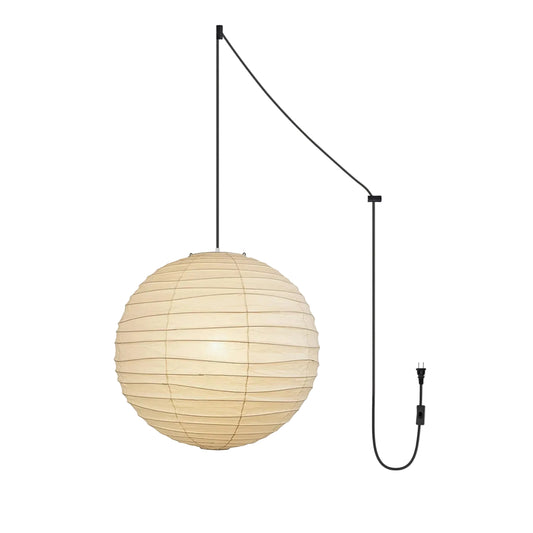 Washi Paper Pendant Swag Lamp