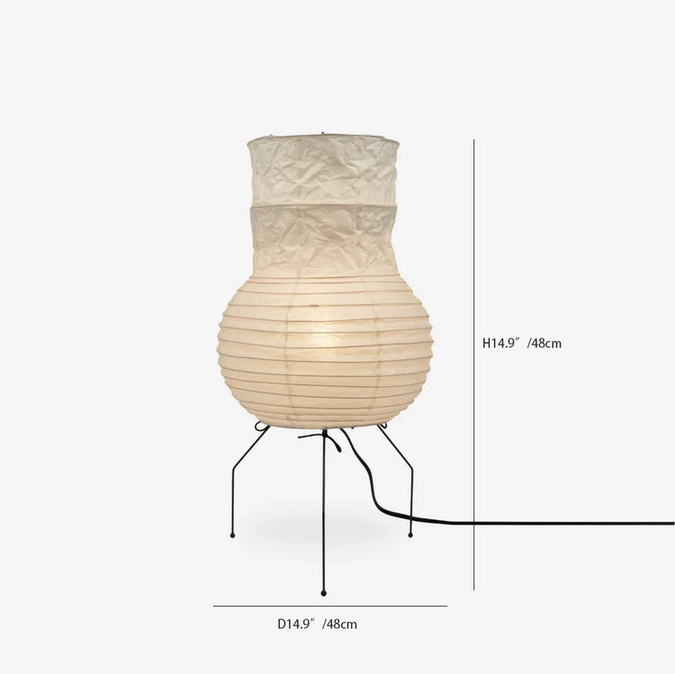 Zara Rice Paper Lantern Table Lamp