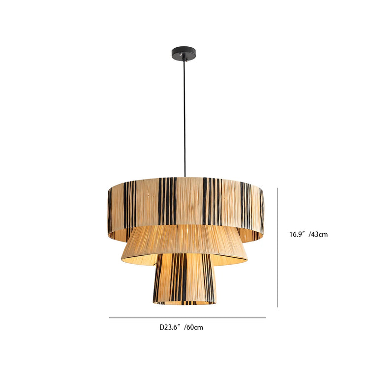 Zarora Raffia Pendant Lamp