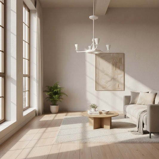 Trois Branches Contemporary Chandelier by Alexandre Logé